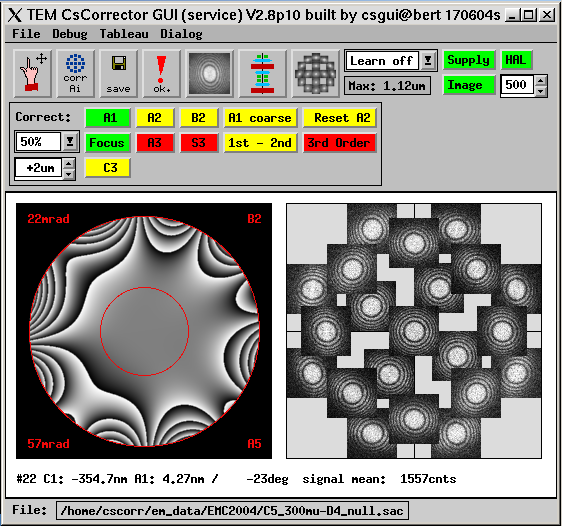 Tuning Residual Aberrations